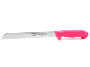 Brotmesser Solingen 33,5cm Solinger Wellenschliff Spezialstahl Sonderfarbe Neon Pink rostfrei