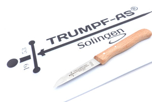 Solingen Küchenmesser Trumpf-As 17cm Edelstahl rostfrei Buche
