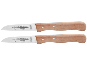 Solingen Küchenmesser Trumpf-As 17cm Carbonstahl nicht rostfrei Buche Gußstahl