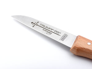 Solingen Küchenmesser Trumpf-As 17cm Carbonstahl nicht rostfrei Buche Gußstahl