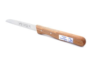 Solingen Küchenmesser extra lang 21cm Carbonstahl H.Herder nicht rostfrei Buche Gußstahl