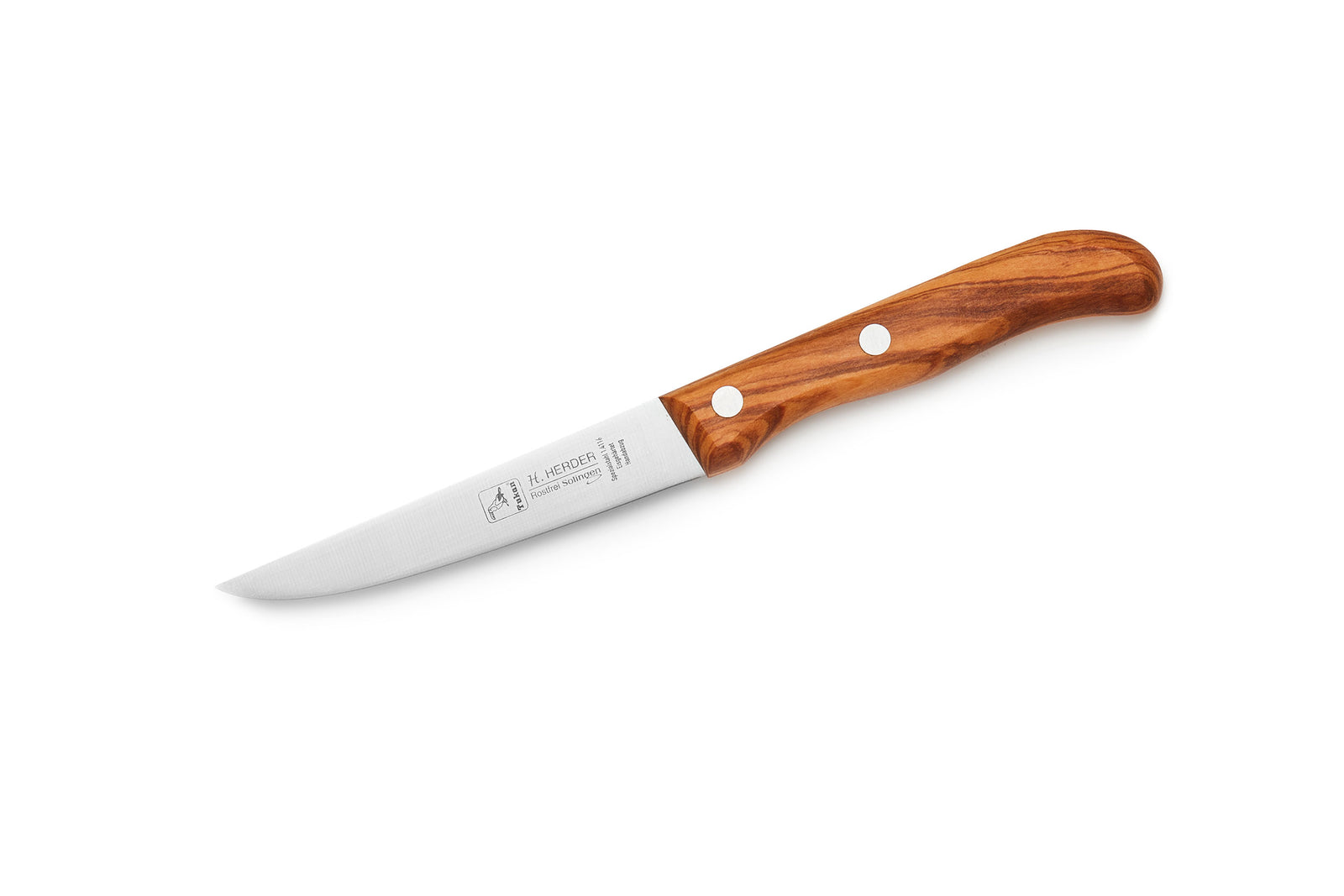 Haushaltsmesser H. Herder Solingen Küchenmesser 22cm  rostfrei Olive