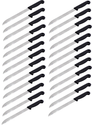 Brotmesser Bandstahl Herder Solingen 29,5cm rostfrei Wellenschliff Kunststoffgriff