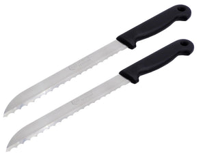 Brotmesser Bandstahl Herder Solingen 29,5cm rostfrei Wellenschliff Kunststoffgriff