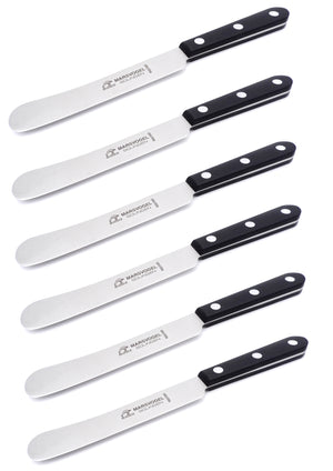 Edles Buckelsmesser Marsvogel Solingen – Frühstücks- & Brötchenmesser Kunststoff schwarz