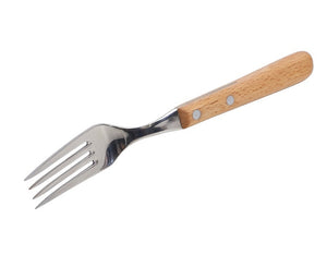 H. Herder Buckelsmesser & Essgabel Set – Solingen | Buchenholz & Wellenschliff