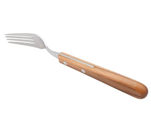 H. Herder Buckelsmesser & Essgabel Set – Solingen | Olivenholz & Wellenschliff