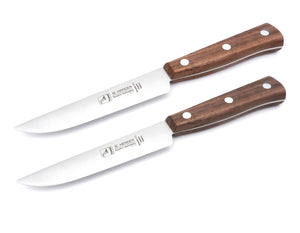 Jausenmesser Brotzeitmesser breit H. Herder Solingen 22,5cm Nußbaum Frühstücksmesser Universalmesser