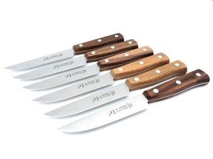Jausenmesser Brotzeitmesser breit H. Herder Solingen 22,5cm Nußbaum Frühstücksmesser Universalmesser