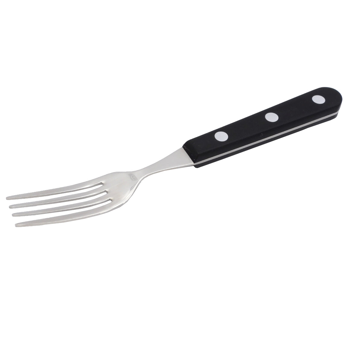 Herder Solingen - Jausengabel Gabel aus Edelstahl POM Kunststoffgriff, rostfrei, handgefertigt