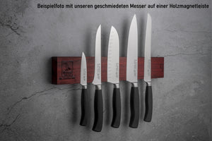 Brotmesser geschmiedet H. Herder Solingen 35cm extra scharfer Handabzug Wellenschliff
