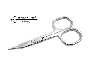 Nagelschere Solingen Carbonstahl Trumpf-As Profi 9 cm Maniküre Schere Turmspitze