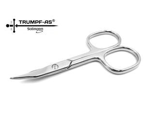 Nagelschere Solingen Carbonstahl Trumpf-As Profi 9 cm Maniküre Schere Turmspitze