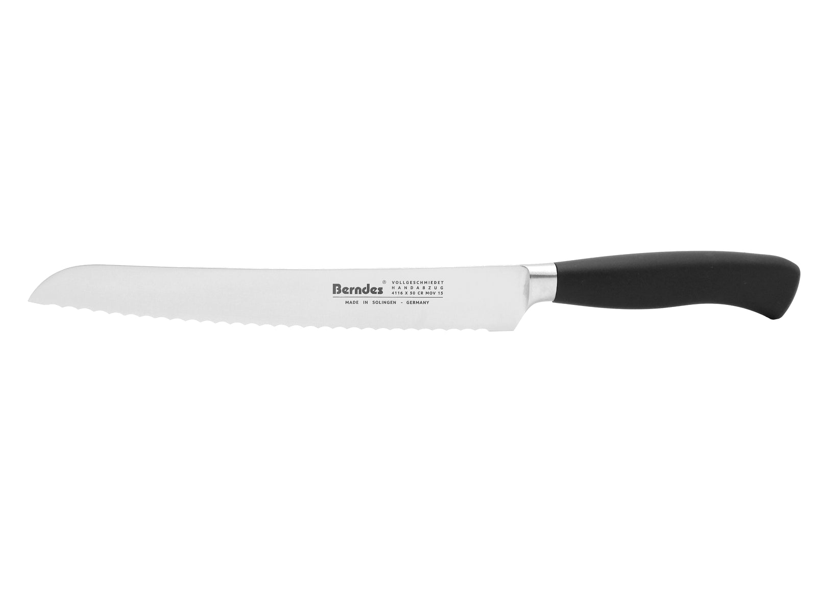 Solingen Brotmesser geschmiedet 34,5 / 23 cm Solinger Wellenschliff Meisterstück