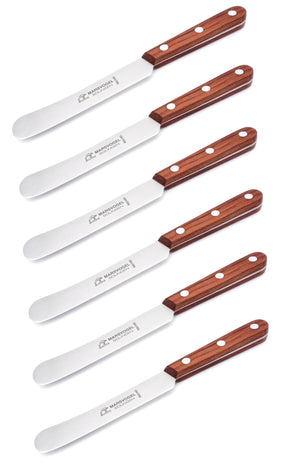 Edles Buckelsmesser Marsvogel Solingen – Frühstücks- & Brötchenmesser Bubinga-Holzgriff