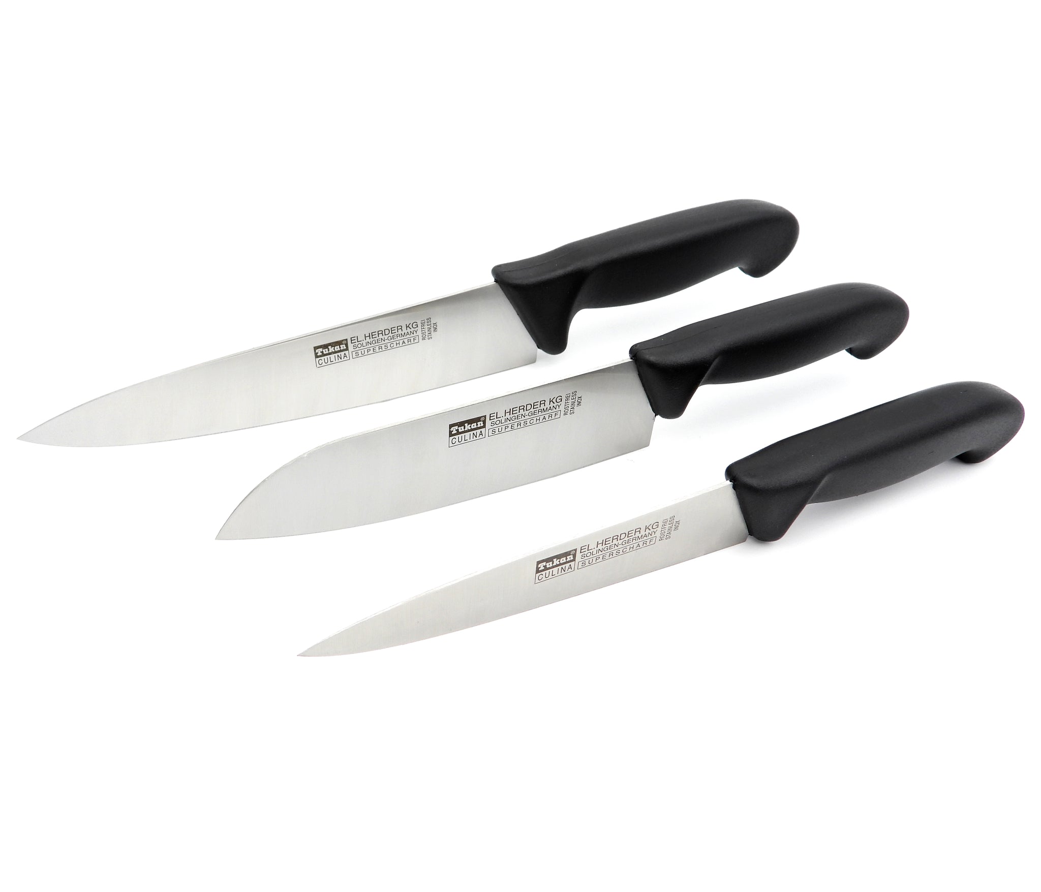 Solinger 3 Solingen Profi Kochmesser Santoku extra scharfer Solinger Handabzug ...