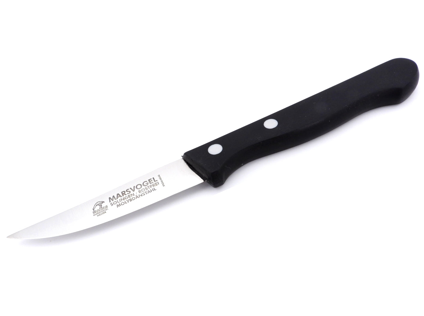 Solinger Küchenmesser von Marsvogel Rückenspitz Kunststoff extra scharf rostfrei