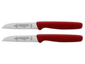 Solinger Küchenmesser Zöppken Solingen Trumpf-As  rostfrei Kunststoff Rot Gemüsemesser scharf