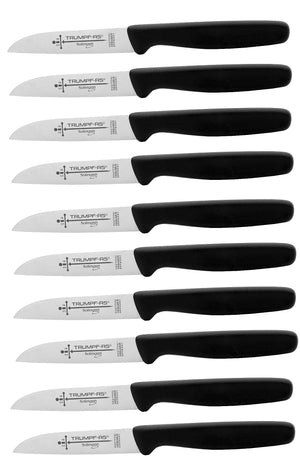 Solinger Küchenmesser Zöppken Solingen Trumpf-As  rostfrei Kunststoff Schwarz Gemüsemesser scharf