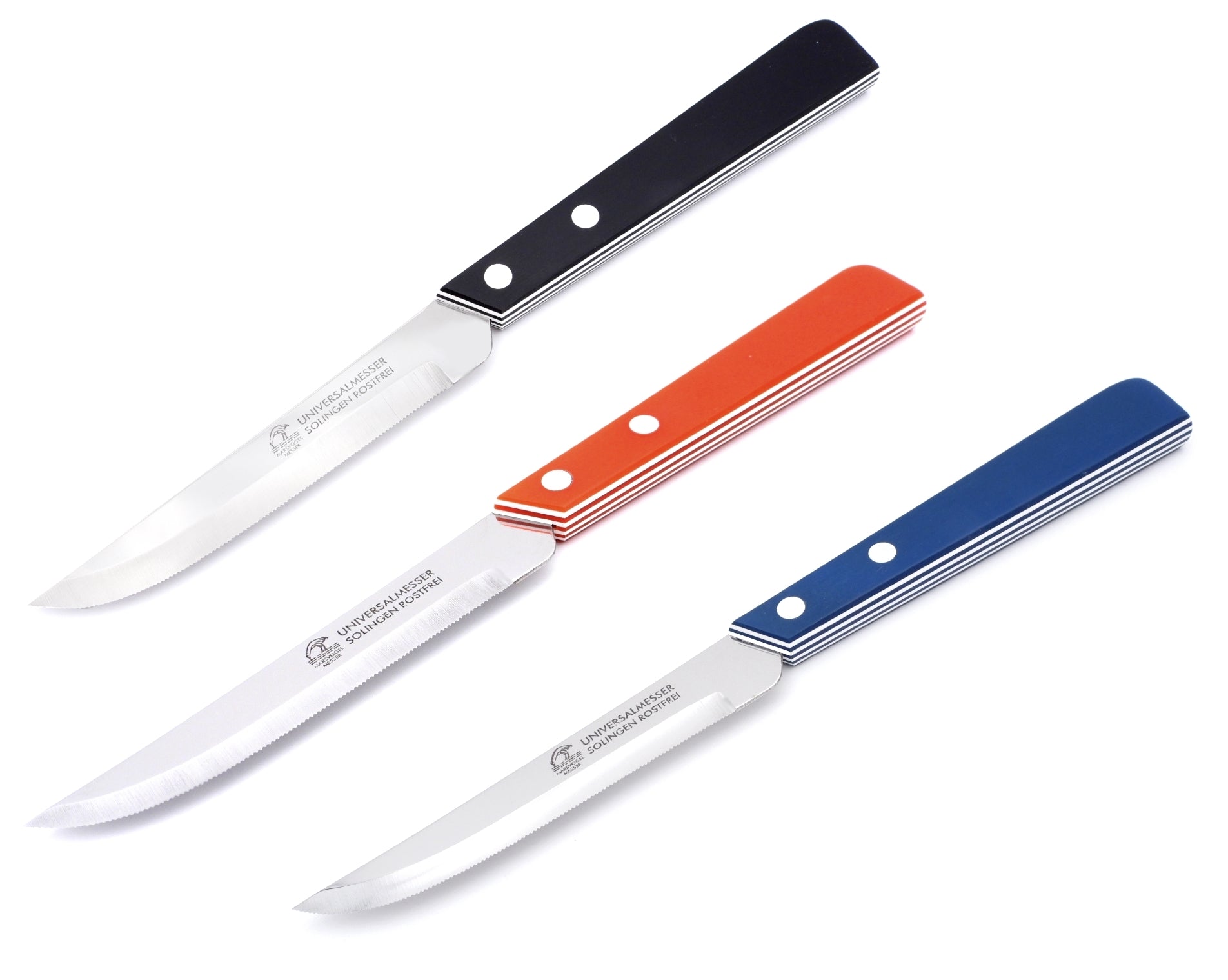 Marsvogel Universalmesser – Original Solinger Küchenmesser, rostfrei & langlebig - Sägeschliff