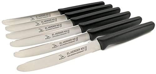 6 Solinger Brötchenmesser Herder Solingen Buckelsmesser Frühstücksmesser rostfrei