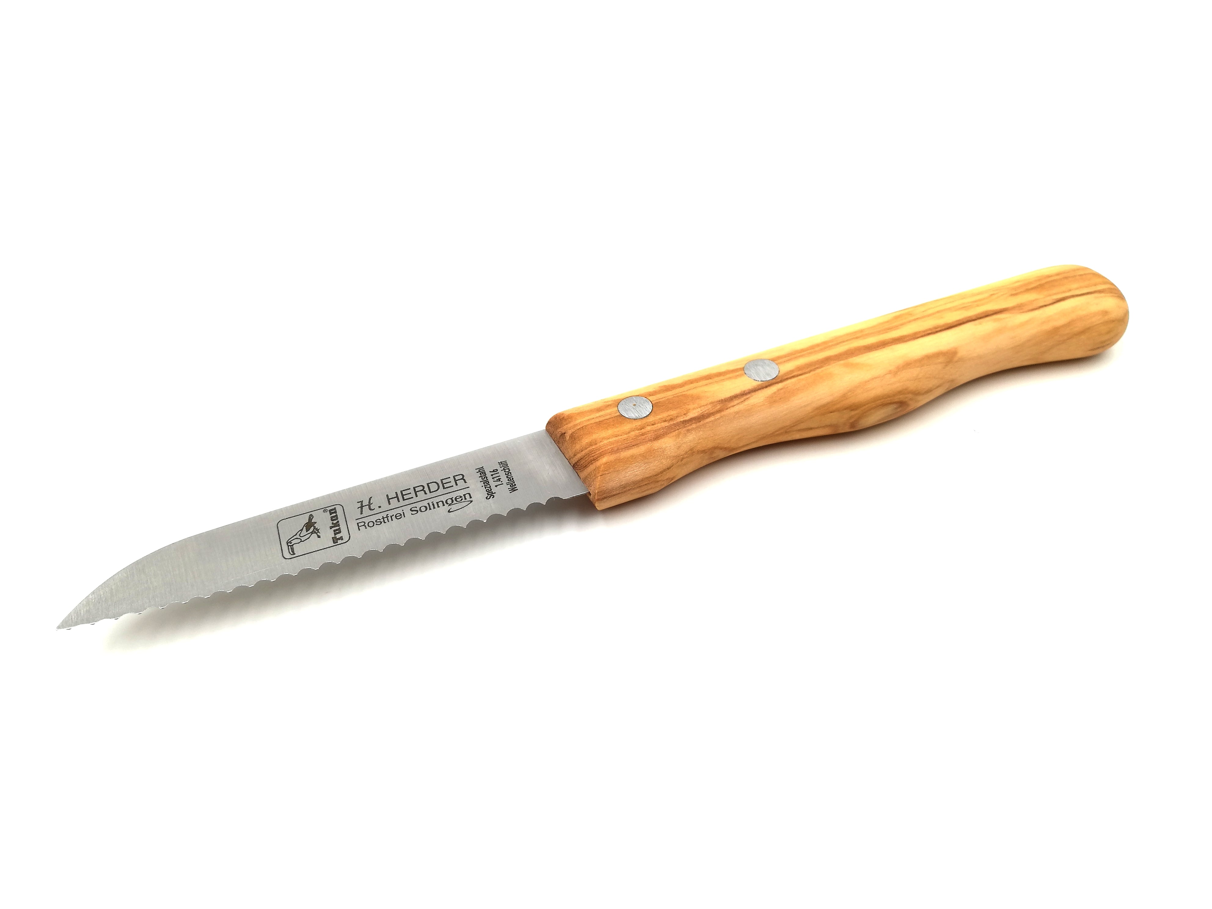 H. Herder Solingen Küchenmesser 17,5cm Wellenschli Produktbild-Vorschau 9