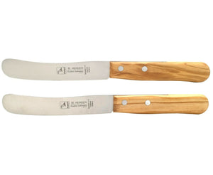 Brötchenmesser Buckelsmesser Herder Solingen Frühstücksmesser Olive 22cm